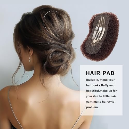 3PCs Volumizing Hair Sponge Inserts with Puff Cushion Clips - Image 3