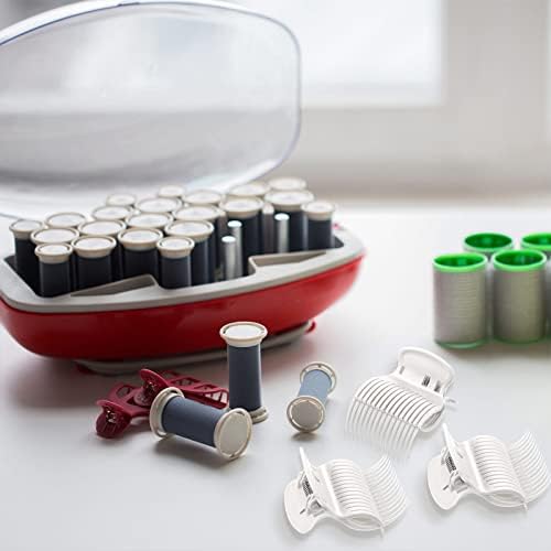 Syhood 12 Pcs Hot Roller Clip for Curler Claw Clip Replace, White - Image 5