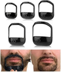 5 PCS Beard Shaper Set for Men - Goatee Shaper, Beard Lineup Tool, Beard Template & Stencil, Versatile Face Hair Styling Tool by AOTDAOU