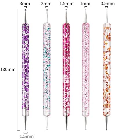 Artdone 31pcs Nail Art Brushes Tools Set Dotting Tools for Gel Polish - Image 6