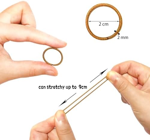 200PCS Small Hair Ties,No Crease,No Damage Baby Hair Ties - Image 2