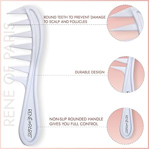 Wide Tooth Detangling Comb Hair Wig Lift Styling Tool - Image 3