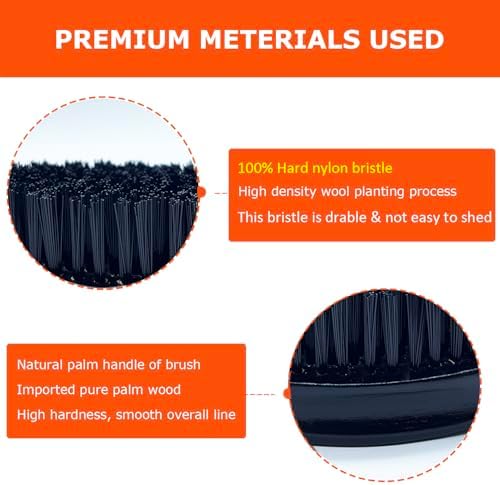 Palm Wave Brush 360 Curved Hard Bristle Hair Brushes for Men Wavers - Image 3