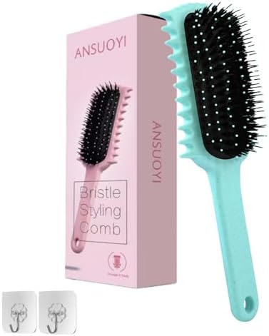 Detangle Brush for Curly Wavy Coily Hair, Ergonomic Hair Comb by Unknown