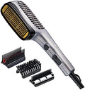Red by Kiss 1875 Ceramic Ionic Hair Styler, Blow Dry Comb with 3 Attachments Including Detangler Pik, 4 Heat Settings & Cool Shot for Fast Drying, Straightening & Silk Press on All Hair Types by REDbyKISS