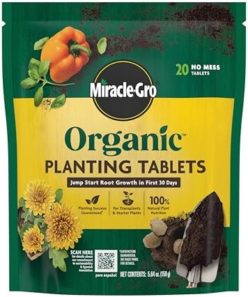 Miracle-Gro Organic Planting Tablets, 20 Tablets by Unknown