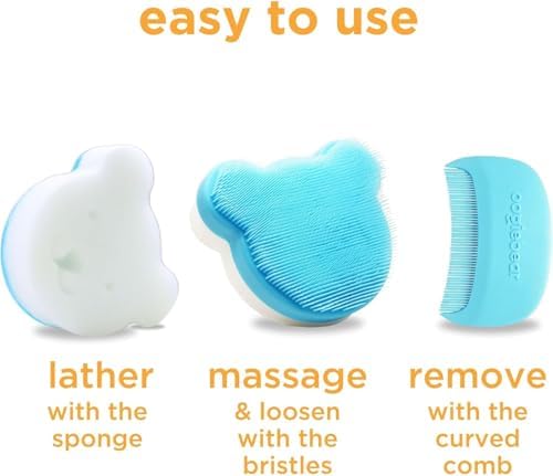 oogiebear Cradle Cap Sponge Replacement Set, 2 Pack - Image 5