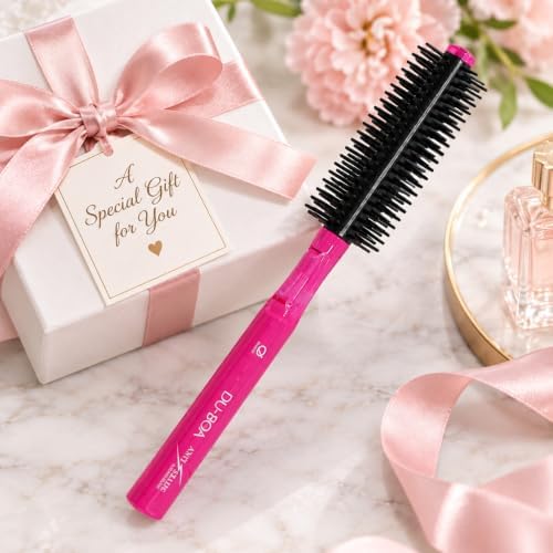 Anti Static Hairbrush [ Made in Japan ] Hair Brush for Styling, Detangling, and Blow-Drying [ Anti Static Hair Products ] (Round Brush) - Image 5