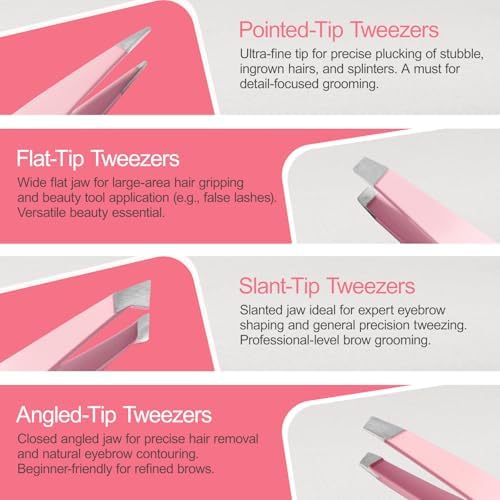 17 in 1 Eyebrow Kit, Tweezers for Women Facial Hair - Image 3