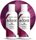 Adore Semi Permanent Hair Color, 088 Magenta, 4 Fl Oz (2 Pack) by Adore