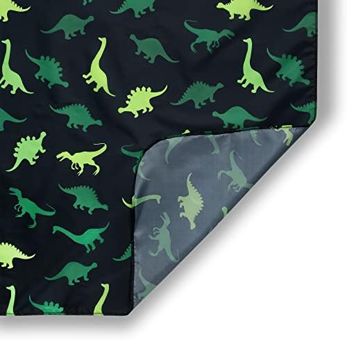 Kids Size Dinosaur Barber Cape for Hair Cutting with Plastic Snaps - Image 4