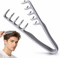 2-in-1 Volumizing Texture Comb for Men, Wide & Fine Tooth Hair Comb for Root Lift & Anti-Frizz Styling, Lightweight Portable Grooming Tool with Non-Slip Grip, All Hair Types (Premium Gray) by HighQualityInexpensiveGoods