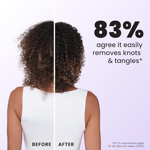 Tangle Teezer Ultimate Detangler Curly Hair Brush, 3C to 4C, Purple Passion - Image 6