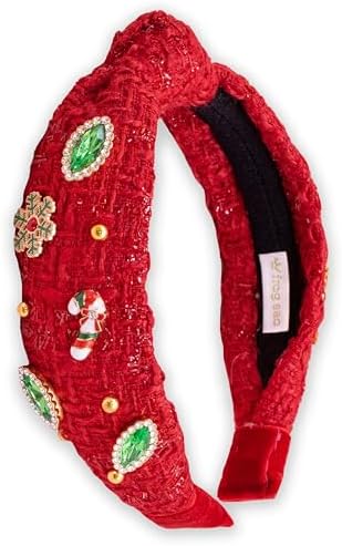 FROG SAC Knot Headband for Girls, Knotted Headbands for Toddler Kids, Rainbow Beaded Unicorn Hair Accessories, Halloween Christmas Stocking Stuffers (Red) by FROGSAC