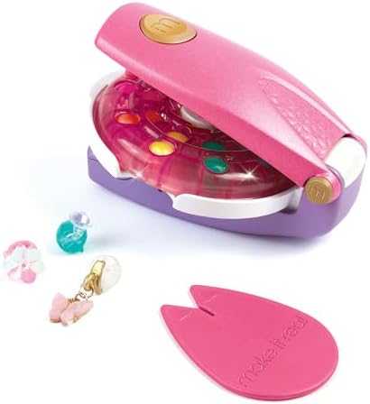 Snap N' Glam Hair Styling Set - Create Unique Styles with 100 Reusable Bead Clips, Gems & Accents - Great for All Hair Types - Easy to Use, Remove, and Reuse - Fun Gift for Girls Ages 8+ Make it Real - Image 4