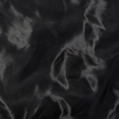 KISS Colors & Care Silky Satin Wide Edge Double Wear Cap XL, Black, Double Sided Reversible Design, Premium Charmeuse Fabric, Protects styles & Retains Moisture, Slip-Free, Comfortable & Durable Overnight Hair Bonnet, All Hair Types & Styles - Image 4