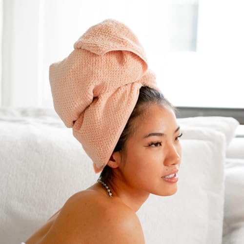 VOLO Hero Luna Gray Hair Towel | Ultra Soft, Super Absorbent, Quick Drying Nanoweave Fabric | Reduce Dry Time by 50% | Towel Wrap for All Hair Types | Anti Frizz & Anti Breakage | Reusable Packaging - Image 4