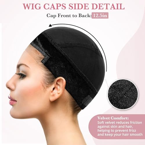 Wig Caps for Women Non Slip - All-in-1 Wig Cap for Lace Front Wigs - Image 2