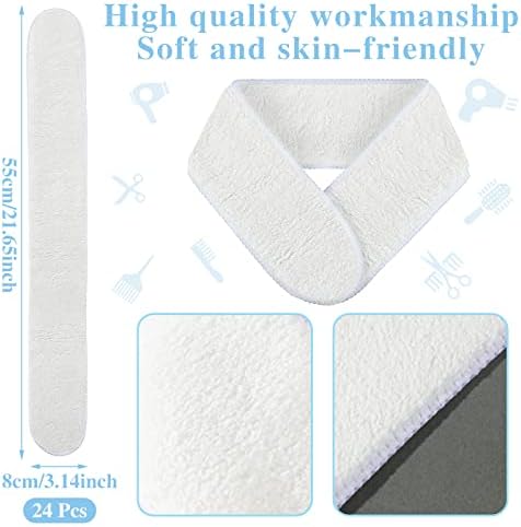 Tegeme Microfiber Terry Cloth Neck Strips Fast Drying Towel for Neck, 24 - Image 2
