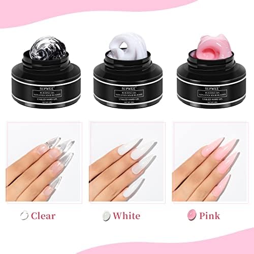 3D Nail Gel Sculpture Gel Solid Builder Gel for Nails 3 Colors - Image 5