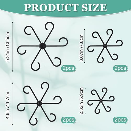 8PCS Plant Stem Support, Monstera Plant Support Clips for Indoor Plants - Image 3