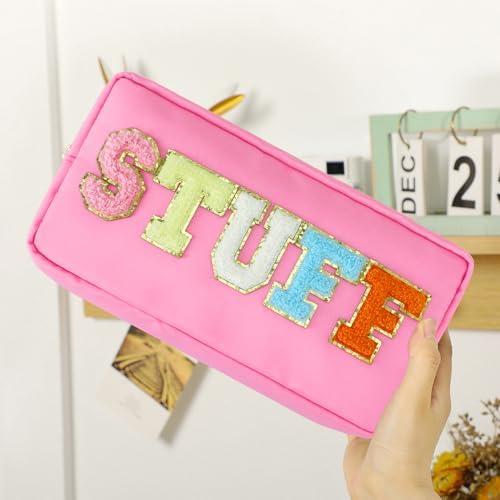 DYSHAYEN Small Cosmetic Bag, Pink Stuff - Image 5