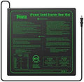iPower GLHTMTM-A 20" x 20" Waterproof Durable Seedling Heat Mat Warm Hydroponic Plant for Indoor Gardening Germination Starting, black by iPower