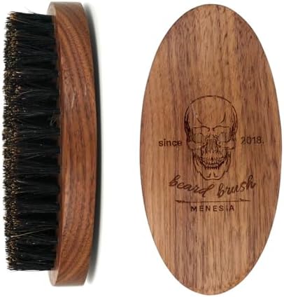 Walnut Wood Boar Bristle Beard Brush for Men - Image 6