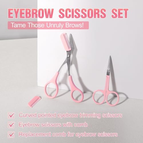 17 in 1 Eyebrow Kit, Tweezers for Women Facial Hair - Image 2