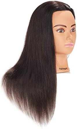 Hairingrid Mannequin Head 20"-22" 100% Human Hair Training Manikin Head - Image 2
