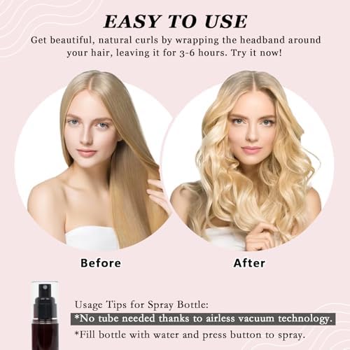 ZILAMPU Heatless Curls Overnight 70" No Heat Hair Curlers to Sleep In - Image 4
