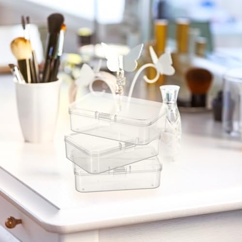 Jetec 18 Pieces Small Clear Plastic Storage Box, 3.3 x 2.1 x 1 Inch - Image 5