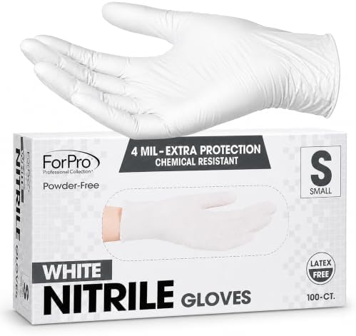 ForPro Disposable Nitrile Gloves, Chemical Resistant, Powder-Free, Latex-Free, Non-Sterile, Food Safe, 4 Mil - Image 2