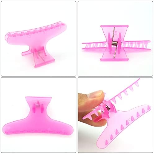 Ondder Hair Clips for Styling - Butterfly Clamps, Claw Clips, Pro Salon Hair Accessories for Women and Girls for Cutting, Coloring, and Hair Styling - Image 6