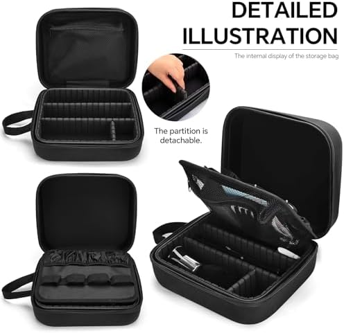 14PCS Hair Cutting Kit with Barber Bag, Haircut Scissors, Barber Cape with Adjustable Neck Size&Neck Duster Brush, Profesional Barber Accessories for Barber/Salon/Home - Image 3