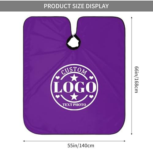 Custom Barber Cape Customized Haircut Capes Logo Text Photo Salon Hairdressing Apron for Home and Barbershop - Image 5