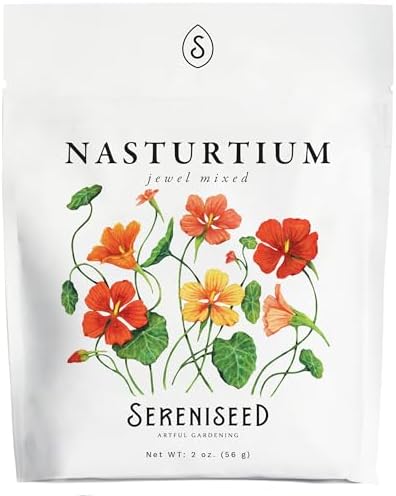 Sereniseed Jewel Mixed Nasturtium Seeds (2 oz) by Sereniseed