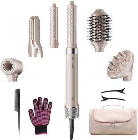 Mythsight StyleVibe 6-in-1 Air Styler with Hair Dryer & Auto-Wrap Curl L/R by EffortlessStylingIntelligentHairCare