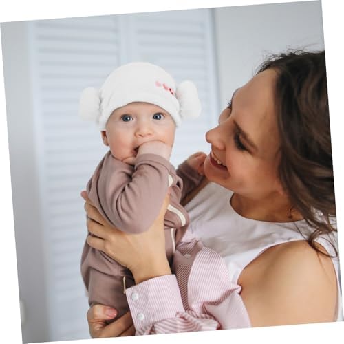 NOLITOY Cotton Hair Drying Hat with Heart Pattern for Soft Absorbent Hair Towel Wrap Quick Dry Bath Cap - Image 3