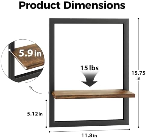 Bamworld Wall Plant Holder Hanging Planters for Indoor Plants Frames Decor - Image 5