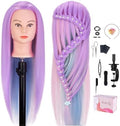 Mannequin Head, TopDirect 29" Hair Mannequin with Cosmetology Hair Doll Head to Practice on Styling Hairdressing Training Braiding with Clamp Holder & Tools for Women Girls by TopDirect