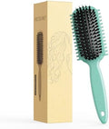 Curly Hair Brush, Curl Defining Brush, Hair Brush, Flexible, Curl Enhancing, Reduce Pulling (Green) by Unknown