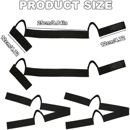 HINGTAI 4Pcs Black Double-Sided Fleece C-Shaped Ear Painless Wig Tool, Soft Painless Wig Band with Ear Cut Outs Tools, Comfortable Earless Melting Band Supplies - Image 2