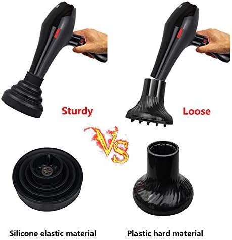 Universal Collapsible Hair Dryer Diffuser Attachment- Salon Grade tool,Lightweight Foldable Portable Travel Folding Design Fit Most of blow Dryers-Black - Image 6