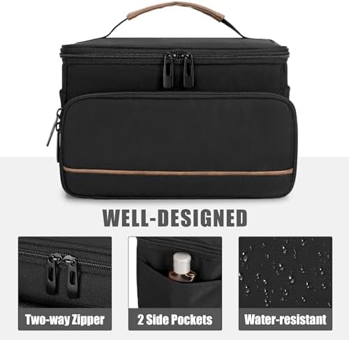 CURMIO Barber Travel Case Compatible with Andis/Hatteker/Oster Hair Clipper - Image 4