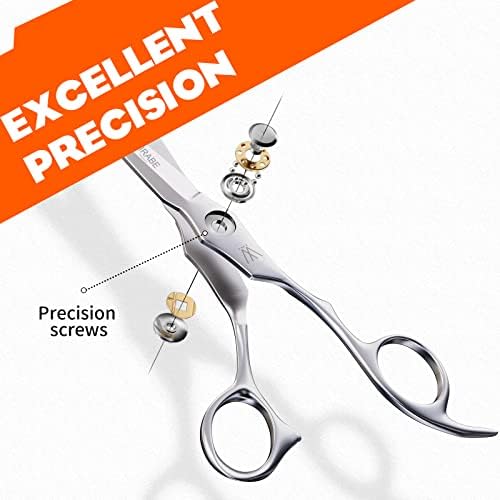 Sirabe HIGH-END Professional Hair Cutting Scissors Shears - Ultra Sharp Blades for Precise Cutting - Barber Shears Haircut Scissors 440C Stainless Steel for Salon Hairstyling & Home Hairdressing - Image 4