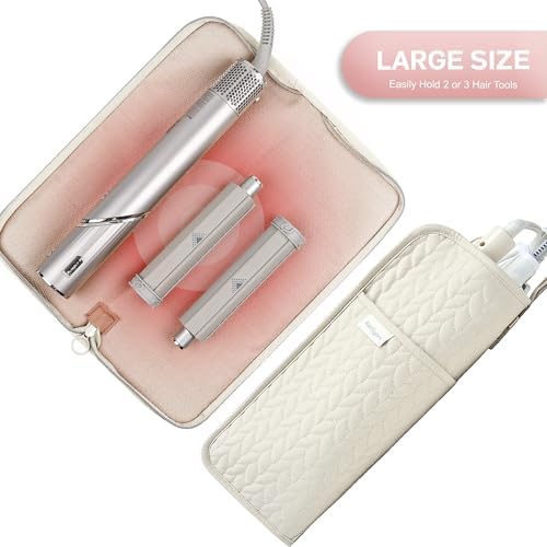 KarSyon Hair Tools Organizer Travel Case Hot Tool Heat Resistant Mat 2 in 1 - Image 3