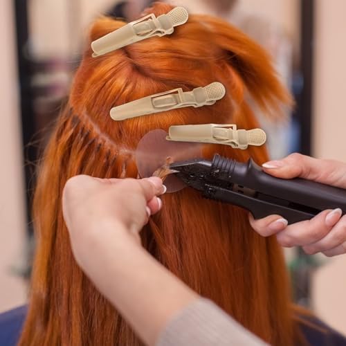 24 Pack Alligator Hair Clips, Professional Clips for Hair Sectioning, Hair Styling Accessories for Women Men Girls Teens，Khaki - Image 4