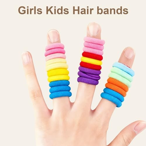 400 Pcs Toddler Hair Ties, Small No Damage Elastic Hair Bands - Image 5