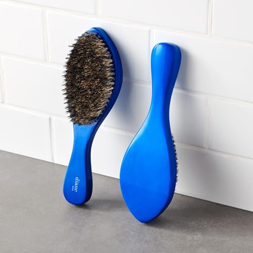 Diane Prestige Reinforced Boar Hard Bristle Curved Oval Wave Brush, D1747 - Image 3